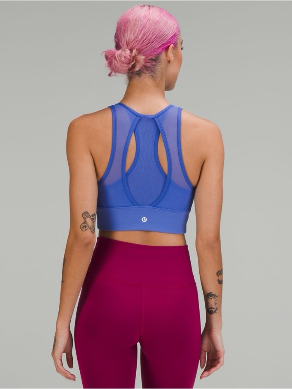 Lululemon Everlux High-Neck Train Bra, Medium Support, C/D Cup